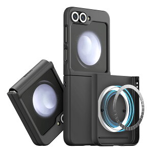 Galaxy Z Flip6 �P�[�X �q���W�ی� ���^ �y�� MagSafe �Ή� �X�}�z�P�[�X �X�g���b�v�z�[�� ���� �t �g�уP�[�X [ GalaxyZFlip6 �M�����N�V�[ Z �t���b�v6 SC-54E �Ή� ] araree Aero Flex M