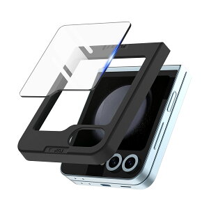 Galaxy Z Flip6 tB 9H KX t KXtB w CA h~ NA یtB ȒP KCht [ GalaxyZFlip6 MNV[ Z tbv6 SC-54E Ή ] araree Core