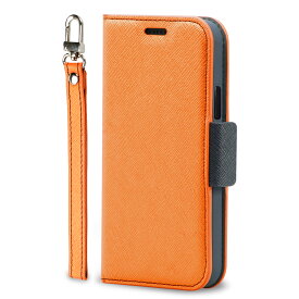 iPhone12ProMax ケース 手帳型 ストラップ 付き マグネット 式 ベルト レザー 手帳 シンプル カバー IC カード 収納 付 スマホケース スタンド / ストラップホール 付き 携帯ケース [ iPhone 12 Pro Max アイフォン12Pro Max アイフォン12プロマックス 対応 ] Corallo NU