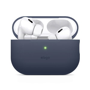 AirPods Pro2 �P�[�X �ϏՌ� ���^ �\�t�g �V���R�� �J�o�[ Lightning USB-C ���C�����X�[�d MagSafe �Ή� [ Apple AirPods Pro 2 �A�b�v�� �G�A�|�b�c�v��2 ��2���� �Ή� ] elago ORIGINAL BASIC