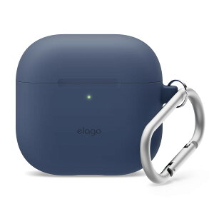 AirPods 4 �P�[�X �V���R�� �J�o�[ �J���r�i �t�� �ϏՌ� �\�t�g ���^ �����h�~ ���C�����X�[�d MagSafe �Ή� [ AirPods4 �G�A�|�b�c 4 ��4���� �Ή� ] elago SILICONE HANG CASE
