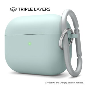 AirPods Pro �P�[�X �J���r�i �t �ϏՌ� �V���v�� �n�C�u���b�h �n�[�h �J�o�[ �Ռ� �z�� �X���� �\�t�g �R�[�e�B���O �P�[�X�J�o�[ ���h�~ �����h�~ �ی� �A�N�Z�T���[ [ Apple AirPodsPro MWP22J/A �G�A