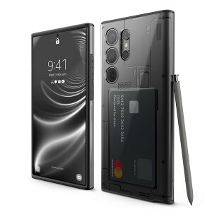 Galaxy S24 Ultra �P�[�X �ϏՌ� �J�[�h ���[ �t �X�}�z�P�[�X 2�w �f�U�C�� �J�[�h���[ �g�уP�[�X [ Samsung GalaxyS24 Ultra �T���X�� �M�����N�V�[ S24 �E���g�� �Ή� ] elago X-RAY CASE