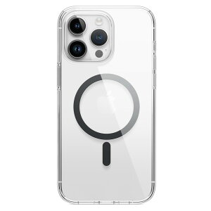 iPhone15ProMax �P�[�X Magsafe �Ή� �ϏՌ� �w�� �n�[�h ���� �\�t�g TPU �N���A�P�[�X ���^ �X���� ���� �N���A �}�O�Z�[�t �X�}�z�P�[�X [ Apple iPhone15 ProMax �A�C�t�H��15 �v���}�b�N�X �Ή� ] elago MagS