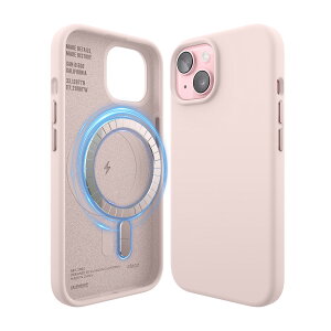 iPhone 15 �P�[�X MagSafe �Ή� �V���R�� �ϏՌ��P�[�X ��G�� �T���T�� �� �w�� �h�~ �ϏՌ� �}�O�Z�[�t �X�}�z�P�[�X [ Apple iPhone15 �A�C�t�H��15 �Ή� ] elago MAGNETIC SILICONE CASE