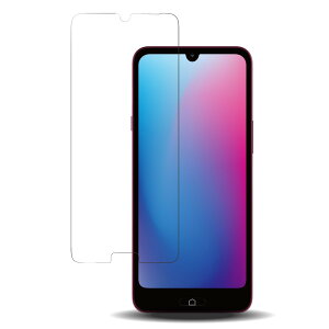 らくらくスマートフォン a らくらくスマートフォン Lite フィルム 9H 強化ガラス 気泡防止 防 指紋 ガラスフィルム 指紋防止 撥油 スマホ ガラス 保護フィルム [ らくらくスマートフォンa A401FC