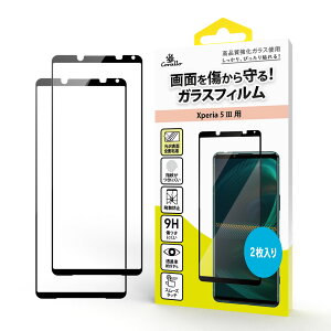 Xperia 5 III KXtB 2 Zbg 9H KX  ی tB CA[ wh~ یtB  \₷ KXیtB [ Sony Xperia5III SO-53B SOG05 GNXyA5III Ή ] Cora