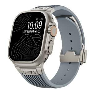 Apple Watch �o���h �V���R�� �X�|�[�c �x���g ���߉� [ AppleWatch 10 9 8 7 Ultra 2 Ultra SE SE2 ( 44mm 45mm 46mm 49mm )�� �A�b�v���E�H�b�` �Ή� ] MONOCOZZI ESSENTIALS Silicone Strap