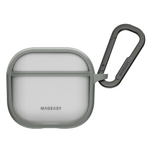 AirPods 4 �P�[�X �t���X�g �N���A �ϏՌ� �����h�~ �J���r�i �t �J�o�[ �V���v�� ���C�����X�[�d MagSafe �Ή� [ AirPods4 �G�A�|�b�c 4 ��4���� �Ή� ] MagEasy Roam