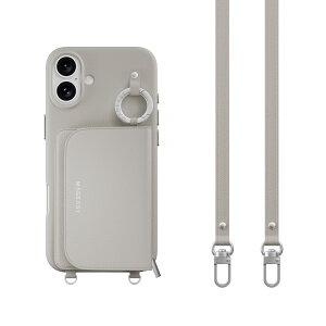 iPhone 16 Plus P[X MagSafe Ή V_[ Xgbv t J[h [ U[ X}zP[X J[hP[X |[`t z X}zJo[ [ iPhone16Plus ACtH 16 vX Ή ] MagEasy Pouch M