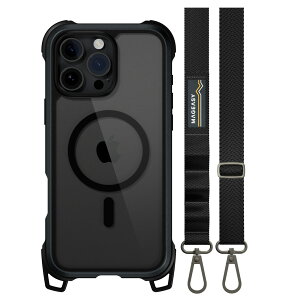 iPhone 16 Pro Max P[X V_[ Xgbv t NA MagSafe Ή ϏՌ MILKi }OZ[t X}zP[X [ iPhone16ProMax ACtH 16 v}bNX Ή ] MagEasy Odyssey +Strap M