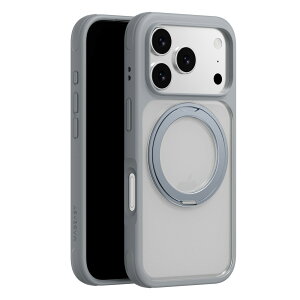 iPhone 17 Pro �P�[�X �N���A MagSafe �Ή� ��] �����O �X�^���h �ϏՌ� �X�}�z�P�[�X �}�O�Z�[�t ���� ��� �g�уP�[�X [ iPhone17Pro �A�C�t�H��17Pro �Ή� Case ] MagEasy MagStand 360 M