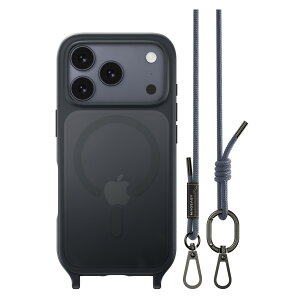 iPhone 17 Pro �P�[�X �V�����_�[ �X�g���b�v �t�� �N���A MagSafe �Ή� �X�}�z�P�[�X �ϏՌ� �}�O�Z�[�t ��� �V�����_�[�P�[�X [ iPhone17Pro �A�C�t�H��17Pro �Ή� �g�уP�[�X ] MagEasy Roam M