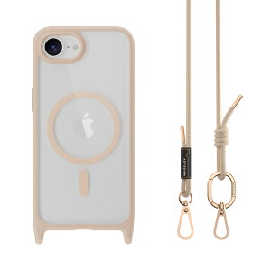 iPhone 16e P[X V_[ Xgbv t NA }Olbg Ot ϏՌ MILKi }OlbgO X}zP[X [ iPhone16e ACtH16 e Ή ] MagEasy Roam M