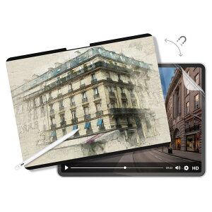 iPad Air 13C` M3 2025 M2 tB 2 Zbg ̂悤ȏSn }Olbg E wh~ 炳  CXg یtB [ iPadAir ACpbhGA[ 13 2024 Ή ] MagEasy Easy Paper Pro (2