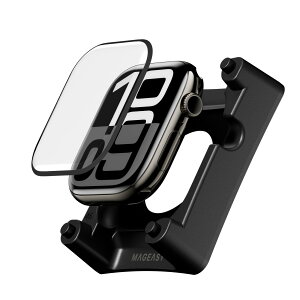 Apple Watch 11 10 tB ʁ@یtB ȒP \t KCht wh~ H ʃtB [ AppleWatch11 46mm AbvEHb` watch11 watch10 Ή ] MagEasy Vetro 3D+