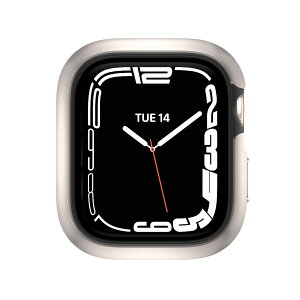 Apple Watch 41mm �P�[�X �ČR MIL�K�i �ϏՌ� �A���~ TPU �ی�P�[�X �Ռ� �z�� [ AppleWatch �A�b�v���E�H�b�` 41 mm Series 9 / 8 / 7 �Ή� ] MagEasy Odyssey (matte)
