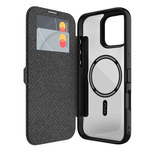 iPhone 16 Pro Max P[X }OZ[t Ή 蒠^ ϏՌ NA Jo[ w U[ J[h [ 蒠^P[X [ iPhone16ProMax ACtH 16 v}bNX Ή ] RAPTIC Urban Folio MagSafe