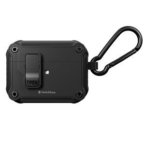 AirPods Pro2 AirPods Pro �P�[�X �ϏՌ� �����h�~ �J���r�i �t �J�o�[ ���b�N �@�\ �t�� ���C�����X�[�d MagSafe �Ή� [ �G�A�[�|�b�Y �v�� 2 ��ꐢ�� ��2���� �Ή� ] SwitchEasy Rugged Shield