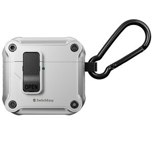 AirPods 4 P[X ϏՌ h~ Jri t Jo[ bN @\ t CX[d MagSafe Ή [ AirPods4 GA|bc 4 4 Ή ] SwitchEasy Rugged Shield