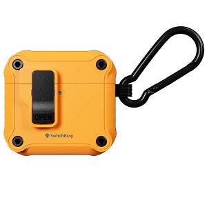 AirPods 4 �P�[�X �ϏՌ� �����h�~ �J���r�i �t �J�o�[ ���b�N �@�\ �t�� ���C�����X�[�d MagSafe �Ή� [ AirPods4 �G�A�|�b�c 4 ��4���� �Ή� ] SwitchEasy Rugged Shield