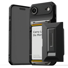 iPhone Air ケース 耐衝撃 カード入れ ストラップホール 付 スマホケース スタンド 付き カード 収納 頑丈 携帯ケース [ iPhoneAir アイフォンエアー 対応 ] case VRS DESIGN Damda Glide Hybrid