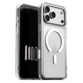 iPhone 17 Pro Max ケース クリア MagSafe対応 ストラップホール 付き 耐衝撃 スマホケース マグセーフ 透明 頑丈 携帯ケース [ iPhone17ProMax アイフォン 17ProMax 対応 ] case VRS DESIGN MagSafe Crystal Mixx