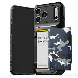 iPhone 17 Pro Max �P�[�X �ϏՌ� �J�[�h���� �X�g���b�v�z�[�� �t �X�}�z�P�[�X �J�[�h ���[ ��� �g�уP�[�X [ iPhone17ProMax �A�C�t�H�� 17ProMax �Ή� ] case VRS DESIGN Damda Glide Pro