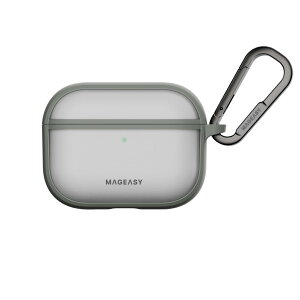 AirPods Pro3 �P�[�X �t���X�g �N���A �ϏՌ� �����h�~ �J���r�i �t �J�o�[ �V���v�� ���C�����X�[�d [ AirPods Pro 3 �G�A�[�|�b�Y�v��3 ��3���� �Ή� ] case MagEasy Roam