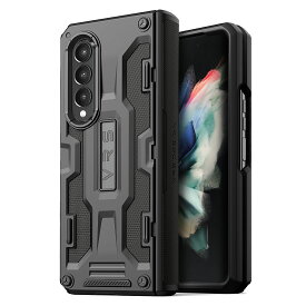 Galaxy Z Fold3 5G ケース 耐衝撃 ヒンジ 保護 スマホケース ヒンジ保護 スマホカバー 耐衝撃ケース カバー [ Samsung Galaxy Z Fold 3 SC-55B SCG11 ギャラクシーZ Fold3 サムスン ギャラクシーZホールド3 対応 ] VRS Terra Guard Pro