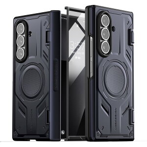 Galaxy Z Fold7 �P�[�X MagSafe �Ή� �ϏՌ� �J�o�[�f�B�X�v���C �q���W �ی� �X�}�z�P�[�X �V���v�� �g�уP�[�X �J�o�[ [ Galaxy Z Fold 7 �M�����N�V�[ ZFold7 �Ή� ] case VRS DESIGN Terra Guard Active 360