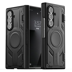 Galaxy Z Fold7 �P�[�X MagSafe �Ή� �ϏՌ� �q���W �ی� �X�}�z�P�[�X �V���v�� �g�уP�[�X �J�o�[ [ Galaxy Z Fold 7 �M�����N�V�[ ZFold7 �Ή� ] case VRS DESIGN Terra Guard Active