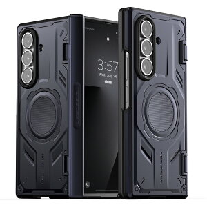 Galaxy Z Fold7 �P�[�X MagSafe �Ή� �ϏՌ� �q���W �ی� �X�}�z�P�[�X �V���v�� �g�уP�[�X �J�o�[ [ Galaxy Z Fold 7 �M�����N�V�[ ZFold7 �Ή� ] case VRS DESIGN Terra Guard Active