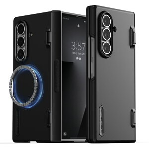 Galaxy Z Fold7 �P�[�X MagSafe �Ή� �ϏՌ� �q���W �ی� �X�}�z�P�[�X �V���v�� �g�уP�[�X �J�o�[ [ Galaxy Z Fold 7 �M�����N�V�[ ZFold7 �Ή� ] case VRS DESIGN Terra Guard Modern Halo