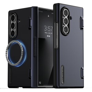 Galaxy Z Fold7 �P�[�X MagSafe �Ή� �ϏՌ� �q���W �ی� �X�}�z�P�[�X �V���v�� �g�уP�[�X �J�o�[ [ Galaxy Z Fold 7 �M�����N�V�[ ZFold7 �Ή� ] case VRS DESIGN Terra Guard Modern Halo