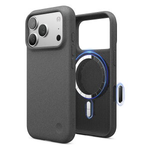 iPhone 18 Pro iPhone 17 Pro �P�[�X MagSafe �Ή� �ϏՌ� �X�}�z�P�[�X �w�� �h�~ �� ���� �}�O�Z�[�t�Ή� �J�o�[ [ iPhone18Pro iPhone17 �v�� �Ή� ] elago MAGNETIC PEBBLE CASE