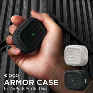 AirPods Pro2 P[X ϏՌ  h~ VR Jo[ Lightning USB-C CX[d MagSafe Ή [ Apple AirPods Pro 2 Abv GA|bcv2 2 Ή ] elago ARMOR BASIC CASE