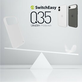 iPhone 17 ケース 超 薄型 軽量 指紋 傷 防止 スマホケース サラサラ 極薄 フロスト クリア 携帯ケース [ iPhone17 アイフォン17 対応 case ] SwitchEasy 0.35