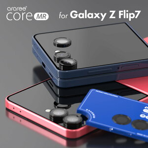 Galaxy Z Flip7 �J�����ی� �t�B���� �w�� �� �h�~ �J�����J�o�[ 9H �K���X �����Y�J�o�[ [ GalaxyZFlip7 �M�����N�V�[ Z Flip 7 �Ή� ] �@ araree Core MR