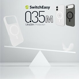 iPhone 17 ケース MagSafe 対応 超 薄型 軽量 指紋 防止 スマホケース サラサラ 極薄 フロスト クリア マグセーフ 携帯ケース [ iPhone17 アイフォン17 対応 case ] SwitchEasy 0.35 M
