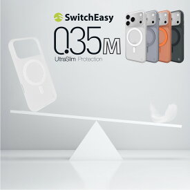 iPhone 17 Pro ケース MagSafe 対応 超 薄型 軽量 指紋 防止 スマホケース サラサラ 極薄 フロスト クリア マグセーフ 携帯ケース [ iPhone17Pro アイフォン17Pro 対応 case ] SwitchEasy 0.35 M