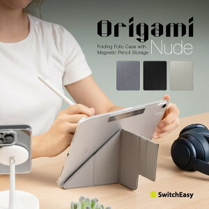 iPad Pro 11C` 2025 M5 P[X 蒠^ U[ w NA 5WAY X^h ی Jo[ y[ \ I[gX[v Ή [ iPadPro ACpbhv 11 2024 M4 Ή ] SwitchEasy Origami Nude 2024