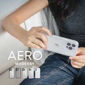 iPhone 16 Pro Max P[X NA ϏՌ ČR MILKi X}zP[X  y X}zJo[ [ iPhone16ProMax ACtH 16 v}bNX Ή ] MagEasy Aero