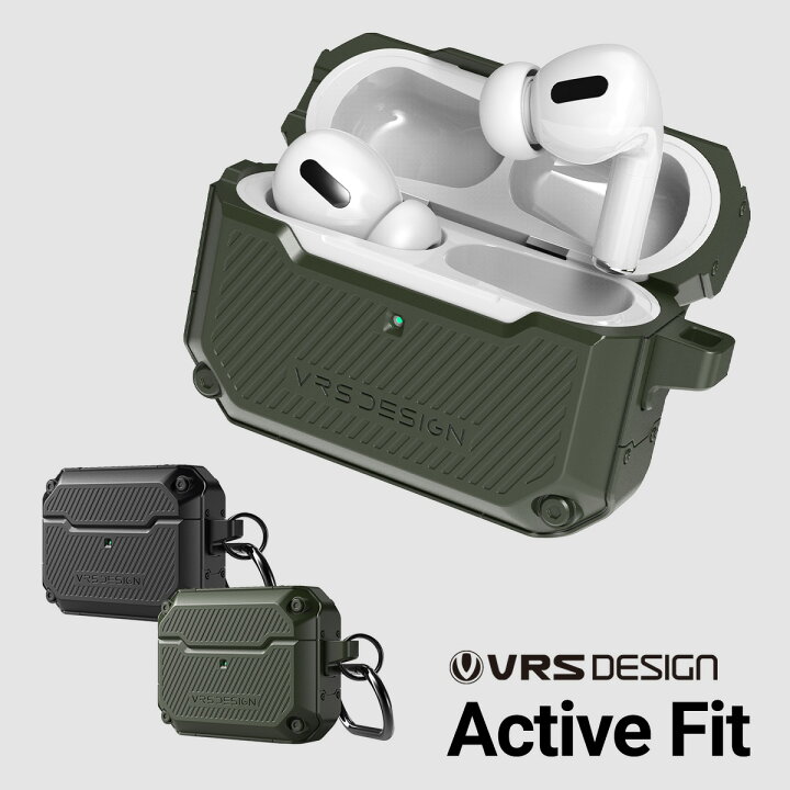 楽天市場】AirPods Pro ケース 耐衝撃 カラビナ ストラップホール 付き 