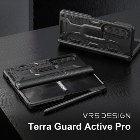 [PR] Galaxy Z Fold4 5G ケース カバー フィルム付き 耐衝撃 Sペン 収納 付 ヒンジ 保護 フィルムセット スマホケース スマホカバー 耐衝撃ケース [ Samsung GalaxyZFold4 GalaxyZ Fold4 SCG16 / SC-55C サムスン ギャラクシーZフォールド4 対応 ] VRS Terra Guard Active Pro