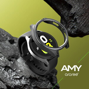 Galaxy Watch 7 �P�[�X �ϏՌ� �A���~ × TPU �n�C�u���b�h ���^ �y�� �J�o�[ �Ռ� �z�� �ی�P�[�X [ Galaxy Watch7 �T���X�� �M�����N�V�[�E�H�b�` 7 44 mm �Ή� ] araree AMY