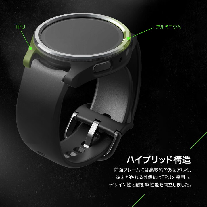 楽天市場】Galaxy Watch 7 ケース 耐衝撃 アルミ × TPU ハイブリッド 