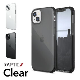 iPhone15Plus ケース 耐衝撃 米軍MIL規格 クリア シンプル スリム スマホケース 衝撃吸収 薄型 透明 密着痕防止 クリアケース [ Apple iPhone15 Plus アイフォン15 プラス 対応 ] RAPTIC Clear