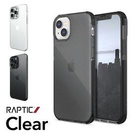 iPhone15ProMax ケース 耐衝撃 米軍MIL規格 クリア シンプル スリム スマホケース 衝撃吸収 薄型 透明 密着痕防止 クリアケース [ Apple iPhone15 ProMax アイフォン15 プロマックス 対応 ] RAPTIC Clear