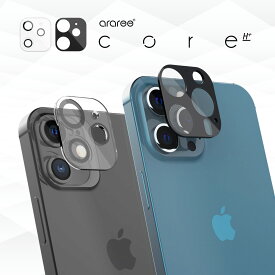 iPhone12 カメラフィルム カメラ保護 カメラカバー ガラスフィルム 0.35mm ラウンドエッジ 加工 カメラレンズカバー 指紋防止 高透過率 カメラレンズ保護 フィルム カメラガラスフィルム [ iPhone 12 アイフォン 12 アイフォン12 対応 ] araree C-Sub Core
